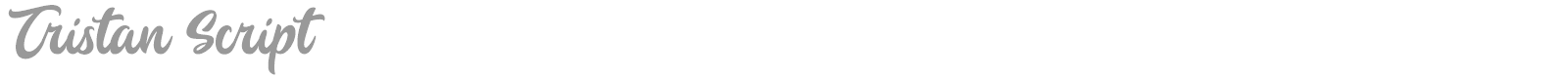 Tristan Script font preview